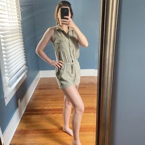 Bella Dahl Women’s Khaki Playsuit-Romper